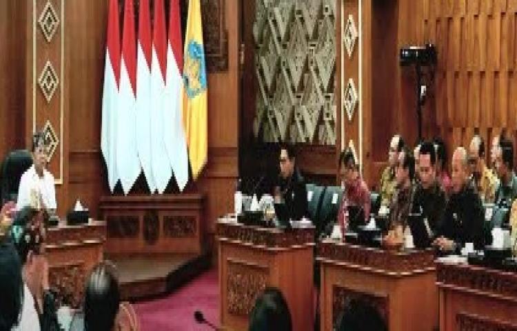 Bupati Parwata Hadiri Rakor Percepatan Program Strategis Nasional di Bali